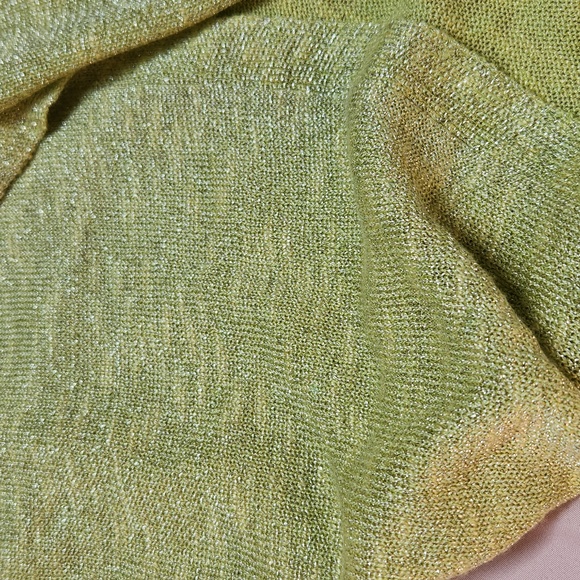 Anthropologie Sparkly Sheer Open Sleeve Tunic Top - Picture 12 of 12